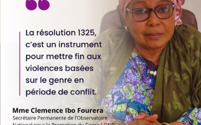 Les femmes, actrices de paix : la Résolution 1325 au cœur des actions de terrain